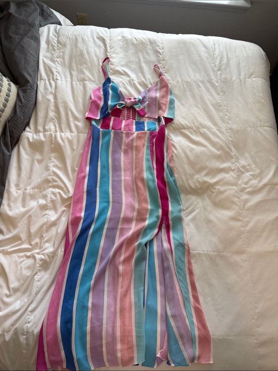 Buddy Love Dresses & Skirts - Buddy Love Multicolor Pastel Stripe Maxi Dress